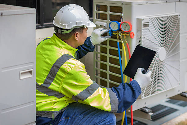 Professional Hvac technician working in Buena Vista, MI
